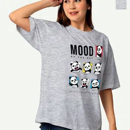 STATUS MANTRA Women 2 V-Neck Applique T-shirt-image-33