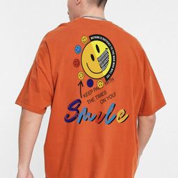 Imsa Moda Typography Printed Oversized Cotton T-shirt-image-85