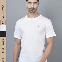 Dollar Pack Of 2 Roaund Neck Cotton T-shirt-image-25