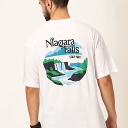 Thomas Scott Oversized Graphic Printed Cotton Bio Finish T-shirt-image-85