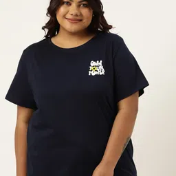 MARCA Bold Plus Size Typography Printed Round Neck Bio Finish Cotton Regular T-shirt-picture-53