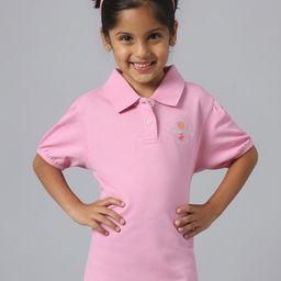Beverly Hills Polo Club Girls Polo Collar Puff Sleeve T-shirt-image-97
