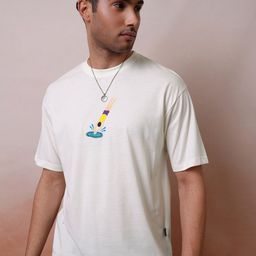 Locomotive Men Premium Round Neck Half Sleeve Relaxed Drop Shoulder T- Shirt-image-41