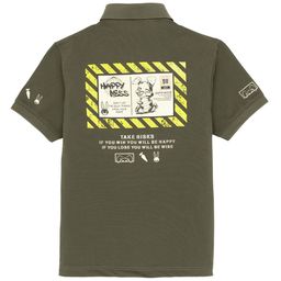 Status Quo Boys Graphic Printed Polo Collar T-shirt-image-83