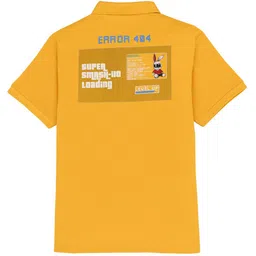 Status Quo Kids Typography Printed Polo Collar T-shirt-image-64
