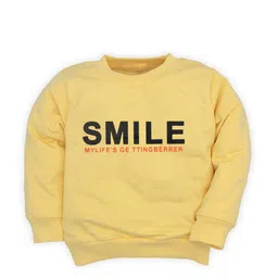 BAESD Kids Typography Printed Round Neck Cotton Pullover Sweatshirt-image-85