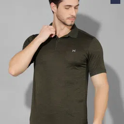 Force NXT Men Anti Odour Anti Viral Pack Of 2 Solid Polo Collar T-shirt-image-44