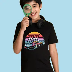 NUSYL Boys Graphic Printed Round Neck T-shirt-picture-21
