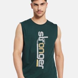 Octave Typography Printed Sleeveless T-shirt-image-20