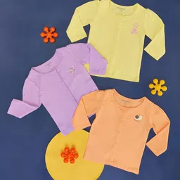 Pantaloons Baby Infant Girls Pack Of 3 Cotton T-shirts-49