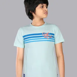 3PIN Boys Striped Round Neck Short Sleeves T-shirt-image-59
