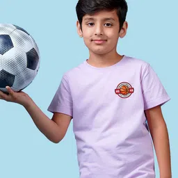 NUSYL Boys Graphic Printed Round Neck T-shirt-image-12
