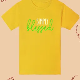 BAESD Boys Typography Printed Round Neck Cotton Casual T-shirt-33