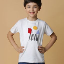 TALES & STORIES Boys Printed Applique T-shirt-image-62