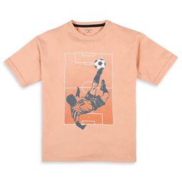 My Milestones Boys Graphic Printed Drop Shoulder Sleeves Oversized Cotton T-shirt-image-46