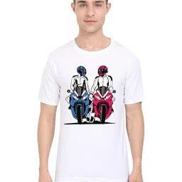 BAESD Men Printed Applique T-shirt-image-47