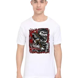 BAESD Men Printed Applique T-shirt-image-64