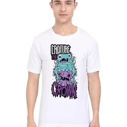 BAESD Men Printed Applique T-shirt-image-79