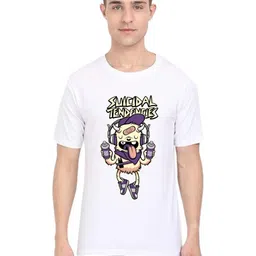 BAESD Men Printed Applique T-shirt-image-41