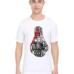 BAESD Men Printed Applique T-shirt-image-90