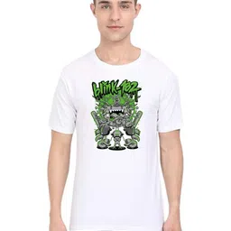BAESD Men Printed Applique T-shirt-image-60