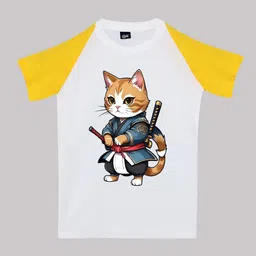 RISH Kids Round Neck Short Sleeves Printed Regular Fit Cotton T-shirt-image-14