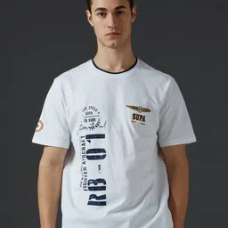 Supa Men Graphic Printed Round Neck Cotton T-shirt-image-28