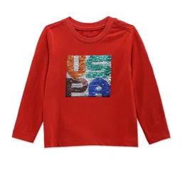 U.S. Polo Assn. Kids Boys Typography Printed Pure Cotton T-shirt-image-59