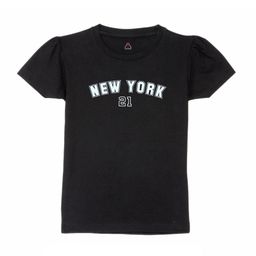 Wear Your Mind Girls Typography Printed Pure Cotton T-shirt-picture-14