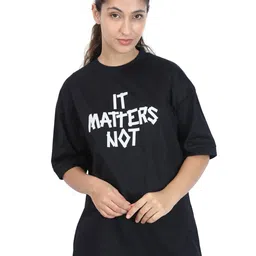 ZU Typography Printed Oversized Cotton T-shirt-image-95