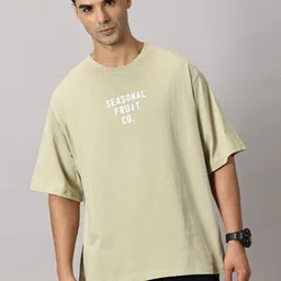 THE HOLLANDER Men Typography Printed Applique T-shirt-image-79