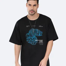 Mad Over Print Typography Printed Round Neck Oversized T-shirt-picture-38