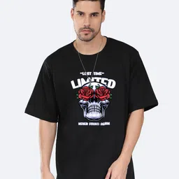 Mad Over Print Graphic Printed Round Neck Cotton Oversized T-shirt-image-85