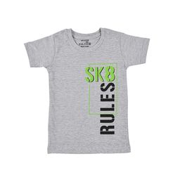 CATCUB Boys Typography Printed Applique T-shirt-image-14