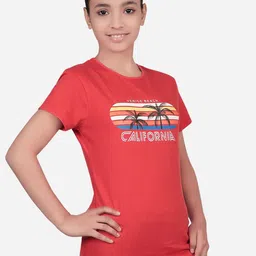 Bodycare Girls Typography Printed Round Neck Cotton T-shirt-picture-46