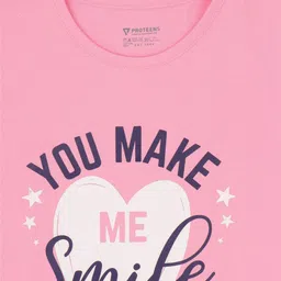 Bodycare Girls Typography Printed Round Neck Cotton T-shirt-picture-39