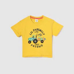 max Boys Graphic Printed Cotton T-shirt-image-30