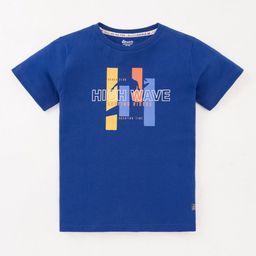 edheads Boys Typography Printed Cotton T-shirt-image-66