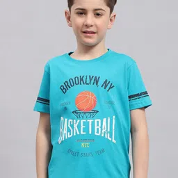 Monte Carlo Boys Typography Printed Applique T-shirt-image-97