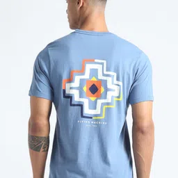 Flying Machine Graphic Printed Pure Cotton T-shirt-picture-13