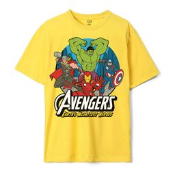 Wear Your Mind Boys Avengers Printed Applique T-shirt-picture-44