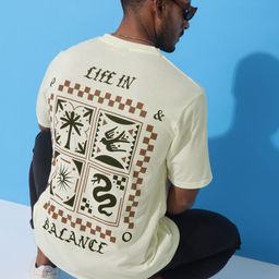 Bukkl Men Graphic Printed Round Neck T-shirt-image-79