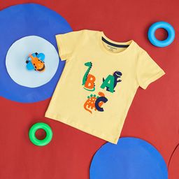 Pantaloons Baby Infant Boys Graphic Printed Casual Cotton T-shirt-picture-0