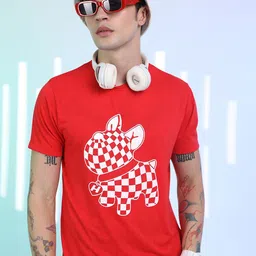 HIGHLANDER Graphic Printed Round Neck T-shirt-image-45