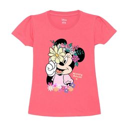 Wear Your Mind Girls Minnie Mouse Printed Pure Cotton T-shirt-image-42