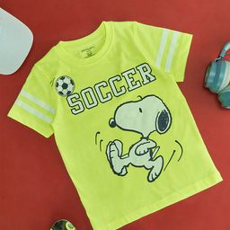 Pantaloons Junior Boys Snoopy Printed Cotton T-shirt-image-44