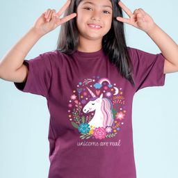 NUSYL Girls Printed Oversized T-shirt-image-28