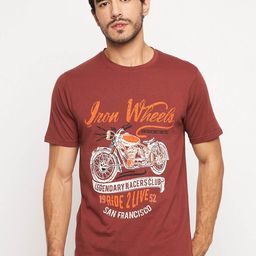 Club York Typography Printed Cotton T-shirt-image-38