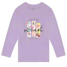 BAESD Girls Printed Full Sleeves Cotton T-shirt-image-63