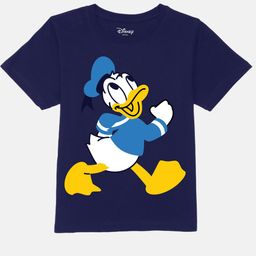 YK Disney Boys Donald Duck Printed Pure Cotton Applique T-shirt-image-67
